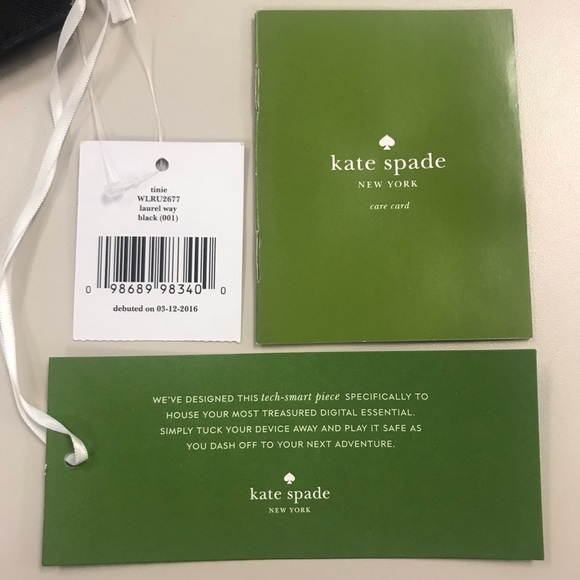 NWT Kate Spade Tinie Laurel Way Saffiano Wristlet - Picture 7 of 7